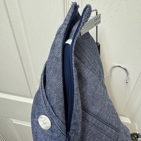 Blue A-Line Skirt for Work - Picture 10 of 11